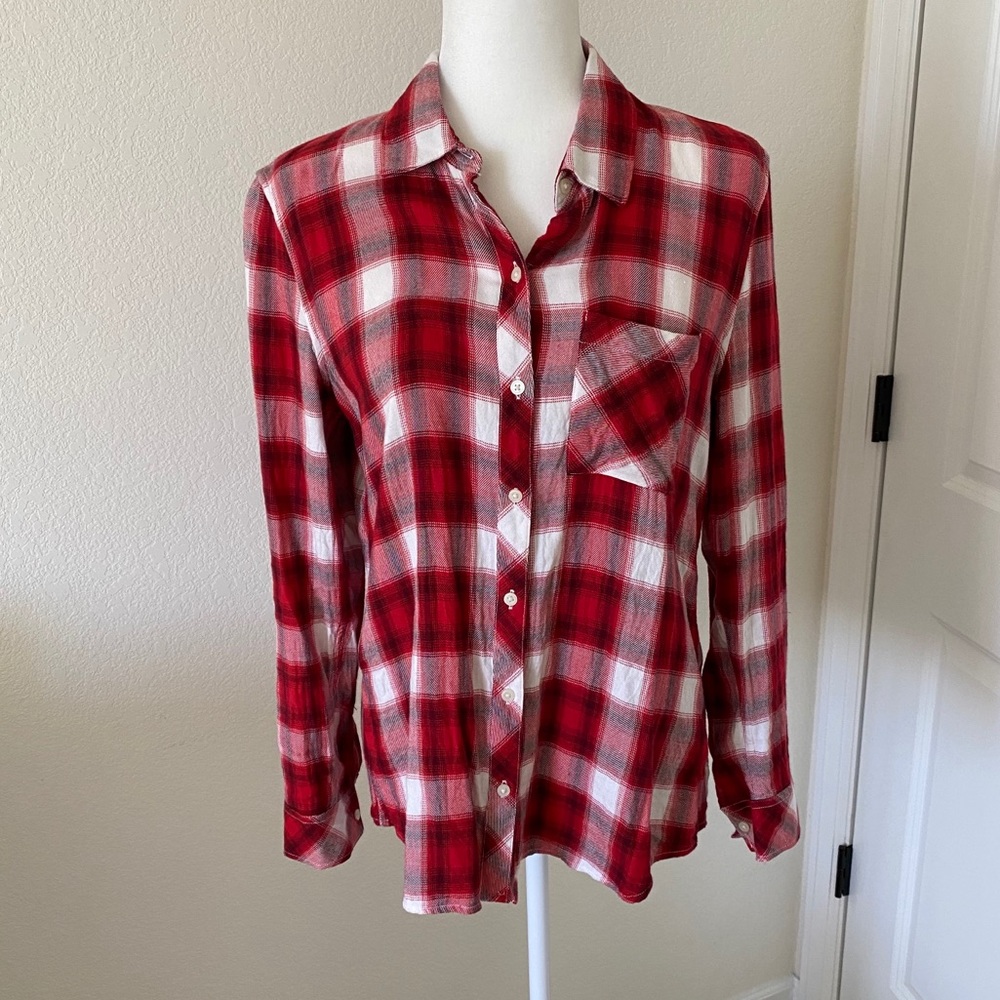 *EGUC* GAP Red & White Plaid Shirt